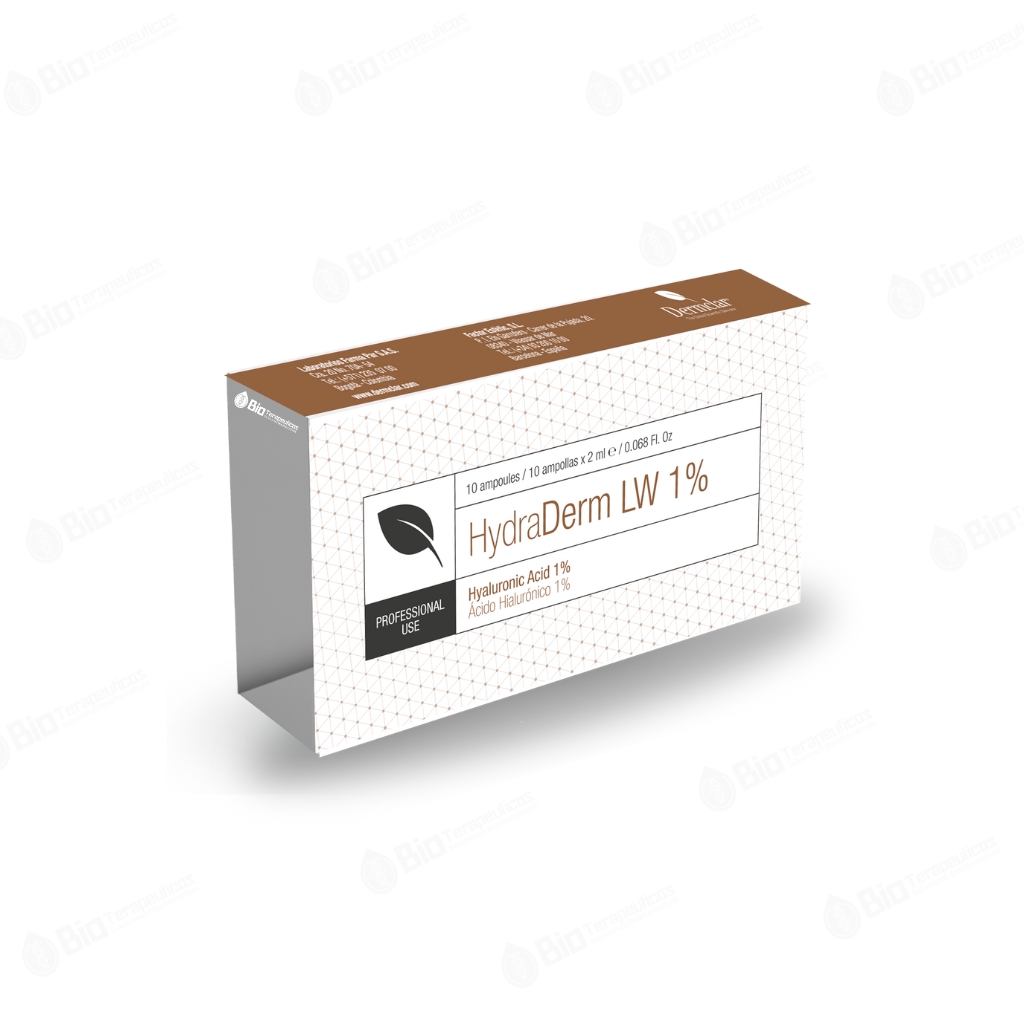 DERMCLAR HYDRADERM LW1% 2 ML AMP X 10