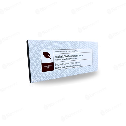 [DM-009] SOLUCION ESTETICA SILICIO ORGANICO AMP 5 ML X 10